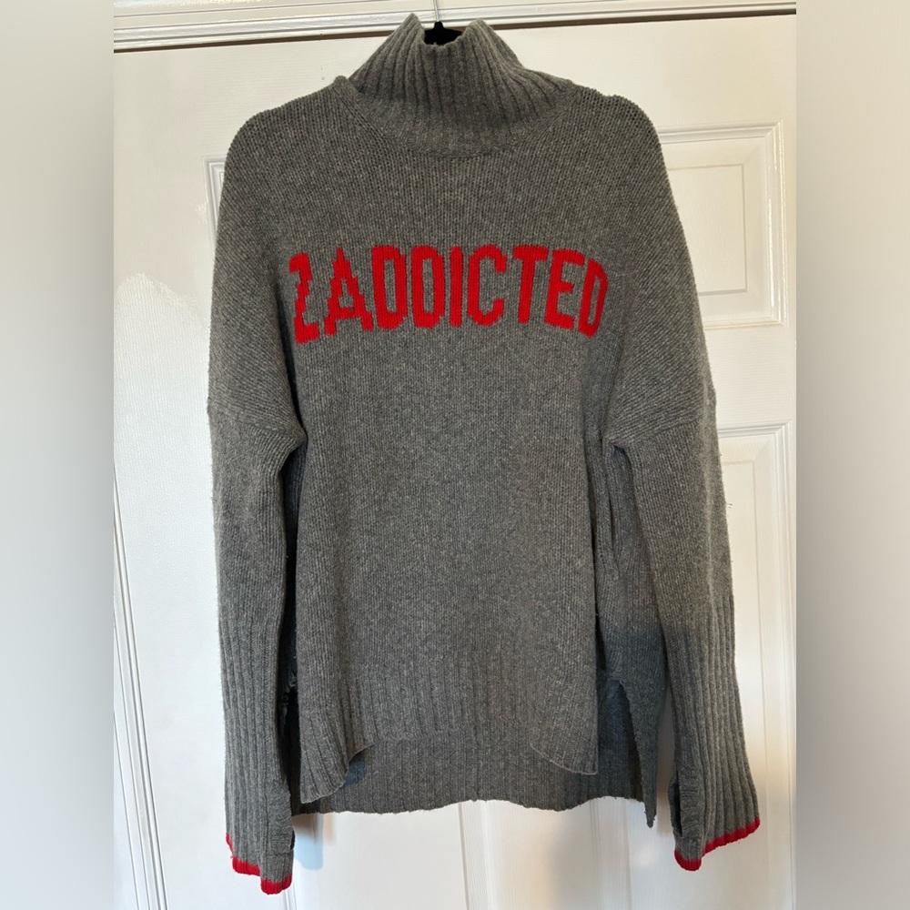 Zadig and Voltaire Alma MW Zaddicted size Medium Extra Fine Merino Wool